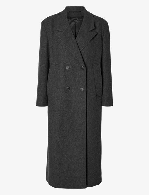 Selected femme josephina wool coat ash/melange